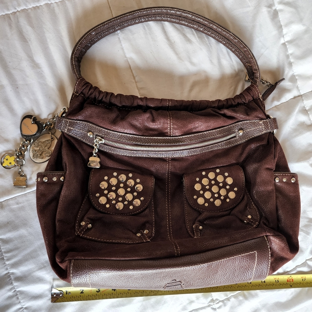 Kathy Van Zeeland Ladies Faux Leather Travel Handbag